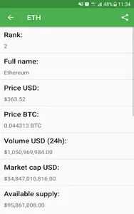 Crypto Coins Watcher Pro screenshot 10