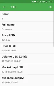 Crypto Coins Watcher Pro screenshot 17
