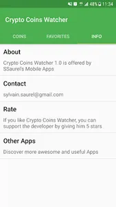 Crypto Coins Watcher Pro screenshot 6