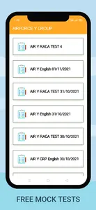 Airforce Y Group: Mock Tests screenshot 1