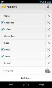 Shopping List Key screenshot 1