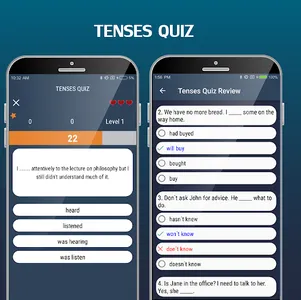 English Practice Test - Quiz screenshot 1