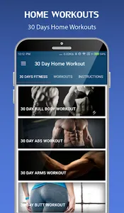 30 Day Home Workout Pro screenshot 0