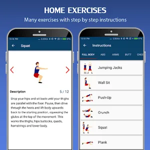 30 Day Home Workout Pro screenshot 1