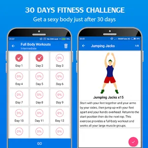 30 Day Home Workout Pro screenshot 4