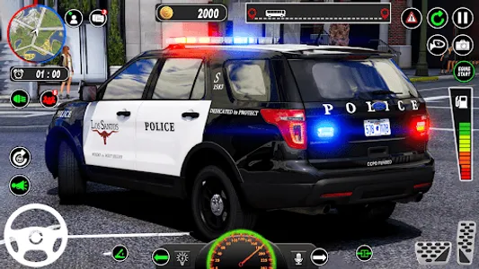 Drive Police Parking Car Games screenshot 13