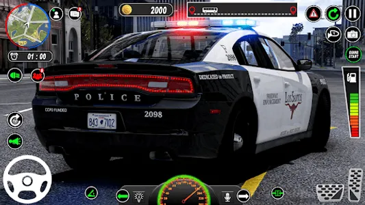 Drive Police Parking Car Games screenshot 14