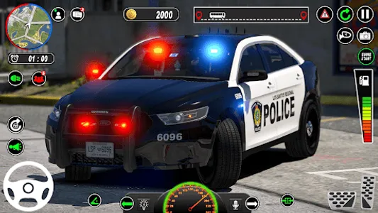 Drive Police Parking Car Games screenshot 7