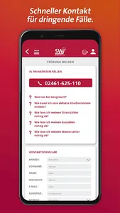 Service-App der Stadtwerke Jül screenshot 3