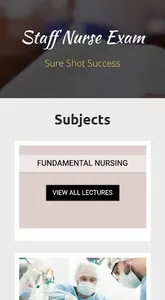 Staff Nurse Exam screenshot 0