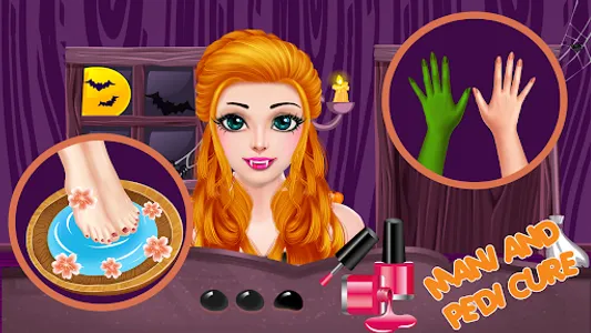 Cute Girl Halloween Makeup Art screenshot 13