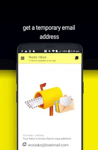 inboxes temp mail - by nada screenshot 0
