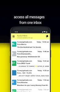 inboxes temp mail - by nada screenshot 2