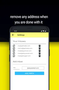 inboxes temp mail - by nada screenshot 4