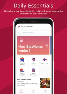 Stay Home India - Order grocer screenshot 0