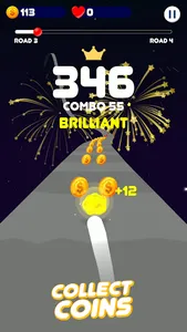 Space Road: color ball game screenshot 4