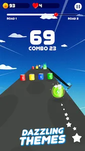 Space Road: color ball game screenshot 5