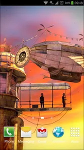 3D Steampunk Travel Pro lwp screenshot 1