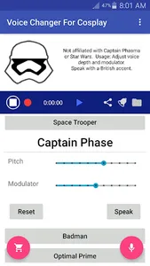 Voice Changer Mic: Cosplay - u screenshot 14