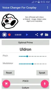 Voice Changer Mic: Cosplay - u screenshot 18