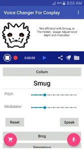 Voice Changer Mic: Cosplay - u screenshot 21