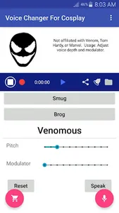 Voice Changer Mic: Cosplay - u screenshot 23