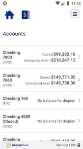 Webster SNB Business Mobile screenshot 3