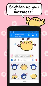 Chibird Sticker Keyboard screenshot 2