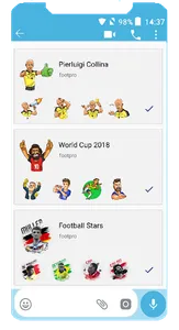Football Players Stickers For  screenshot 0