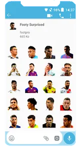 Football Players Stickers For  screenshot 3