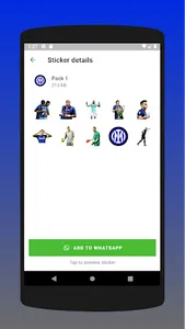 Inter Stickers screenshot 3