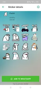 Stickers de Flork Animados screenshot 1