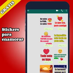 stickers de amor meme frase pi screenshot 1
