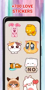 Moving love sticker and emojis screenshot 16