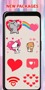 Moving love sticker and emojis screenshot 2