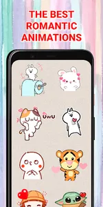 Moving love sticker and emojis screenshot 9
