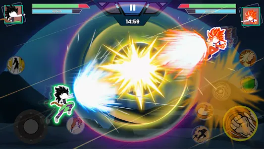 Stickman Fight Dragon Warriors screenshot 1