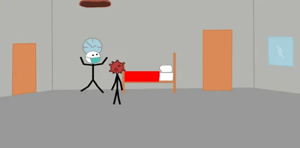 Stickman Escape Hospital Virus screenshot 11