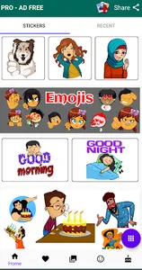 Animated Stickers Maker, Text  screenshot 1