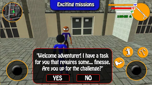 US Police Stickman Rope Hero screenshot 2