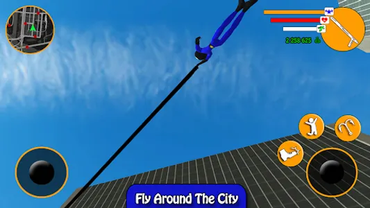 US Police Stickman Rope Hero screenshot 5