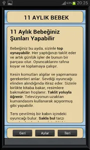 Bebek Gelişimi Ay Ay Detaylı screenshot 3
