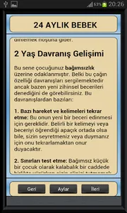 Bebek Gelişimi Ay Ay Detaylı screenshot 4