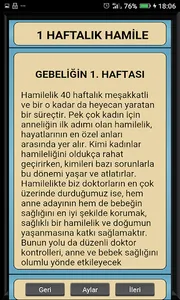 Hamilelik Gelişimi Hafta Hafta screenshot 3