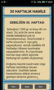 Hamilelik Gelişimi Hafta Hafta screenshot 4