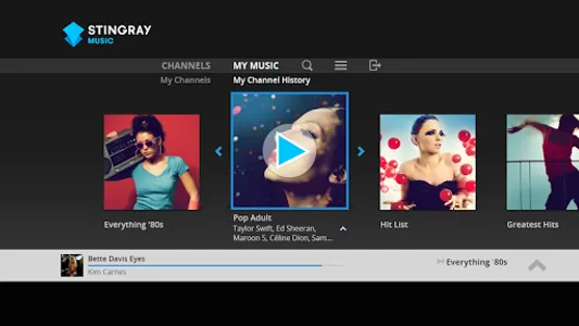 Stingray Music - Android TV screenshot 4