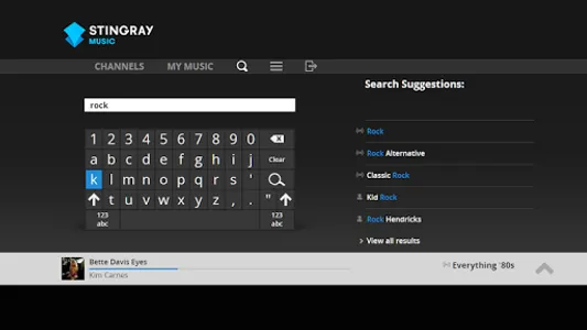 Stingray Music - Android TV screenshot 6