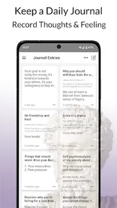 Stoic Bible - Daily Journaling screenshot 1
