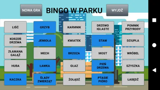 Spacerowe Bingo screenshot 1