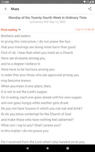 Catholic Mass Readings & Bible screenshot 12